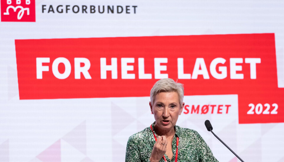 LO-leder Peggy Hessen Følsvik. LO-leder Peggy Hessen Følsvik.
