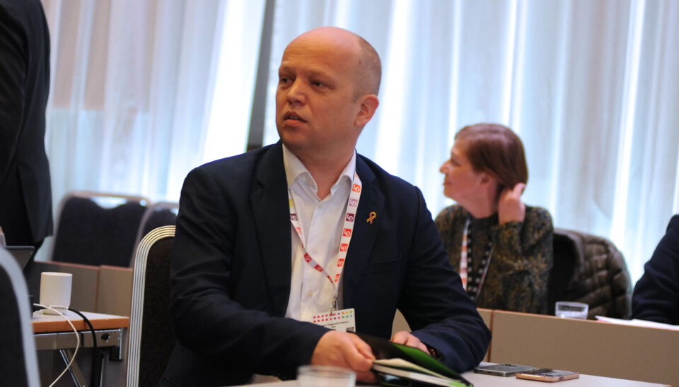 REVIDERT BUDSJETT: Trygve Slagsvold Vedum sier regjeringen prioriterer trygghet i budsjettforslaget. REVIDERT BUDSJETT: Trygve Slagsvold Vedum sier regjeringen prioriterer trygghet i budsjettforslaget.