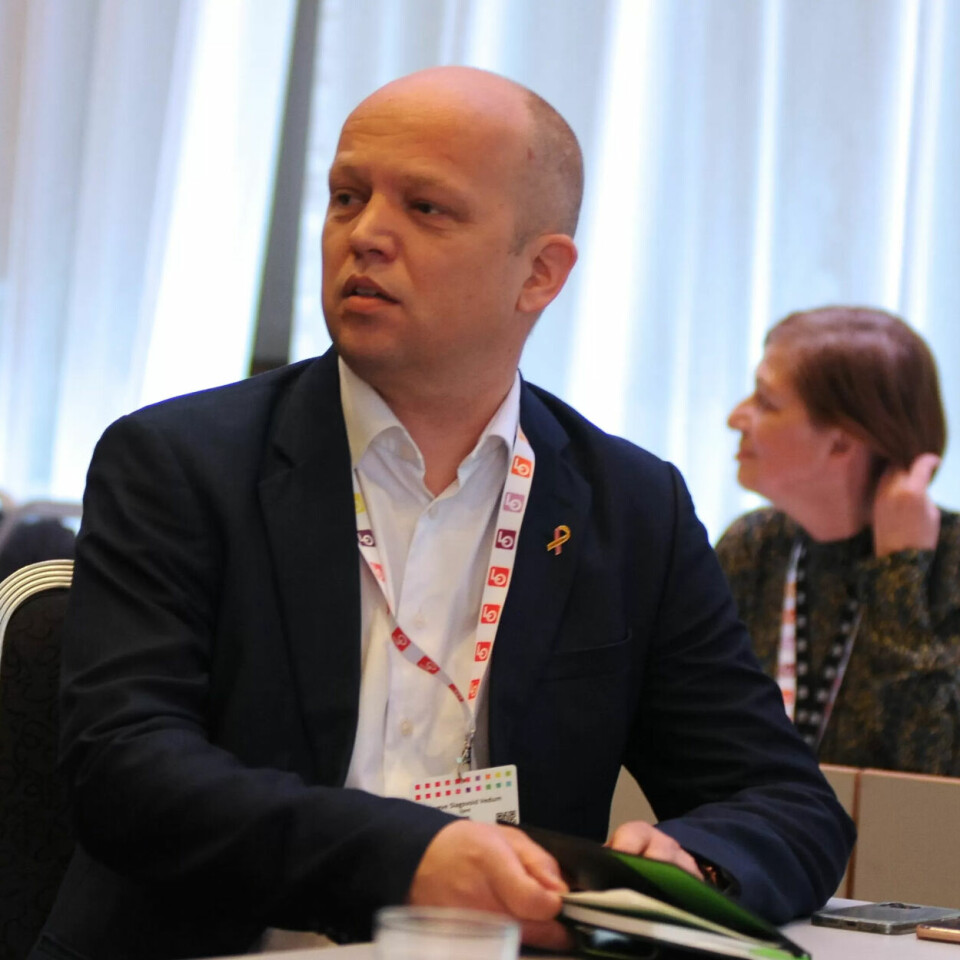 REVIDERT BUDSJETT: Trygve Slagsvold Vedum sier regjeringen prioriterer trygghet i budsjettforslaget. REVIDERT BUDSJETT: Trygve Slagsvold Vedum sier regjeringen prioriterer trygghet i budsjettforslaget.