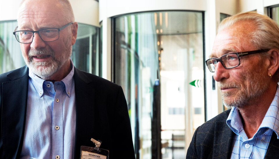 Sjeføkonom i Unio, Erik Orskaug og LO-sekretær Terje Olsson mener årets trygdeoppgjør er en skandale. Sjeføkonom i Unio, Erik Orskaug og LO-sekretær Terje Olsson mener årets trygdeoppgjør er en skandale.