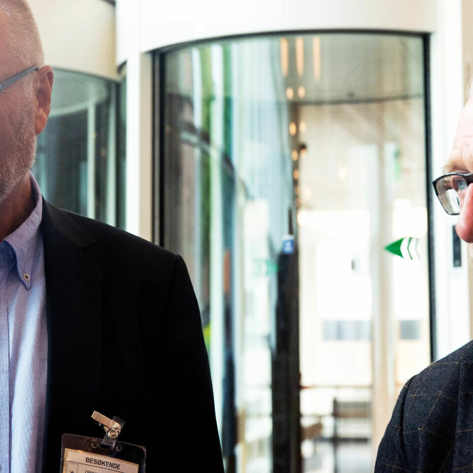 Sjeføkonom i Unio, Erik Orskaug og LO-sekretær Terje Olsson mener årets trygdeoppgjør er en skandale. Sjeføkonom i Unio, Erik Orskaug og LO-sekretær Terje Olsson mener årets trygdeoppgjør er en skandale.