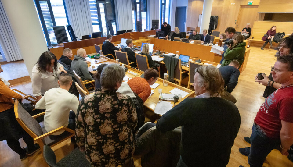 AVSLUTNING: Nær samtlige saksøkere tilstede i rettssalen under behandlingen i lagmannsretten i 2019. AVSLUTNING: Nær samtlige saksøkere tilstede i rettssalen under behandlingen i lagmannsretten i 2019.