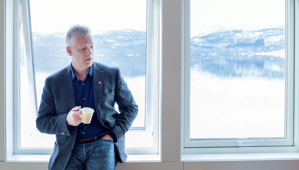Ordfører i Samnanger kommune, Knut Harald Frøland. Ordfører i Samnanger kommune, Knut Harald Frøland.