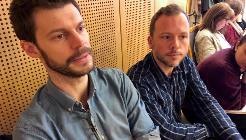Bjørnar Moxnes og Audun Lysbakken Bjørnar Moxnes og Audun Lysbakken