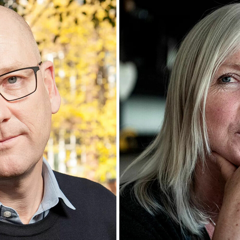 Lederne Steffen Handal i Utdanningsforbundet og Mette Johnsen Walker i Skolenes landsforbund. Lederne Steffen Handal i Utdanningsforbundet og Mette Johnsen Walker i Skolenes landsforbund.
