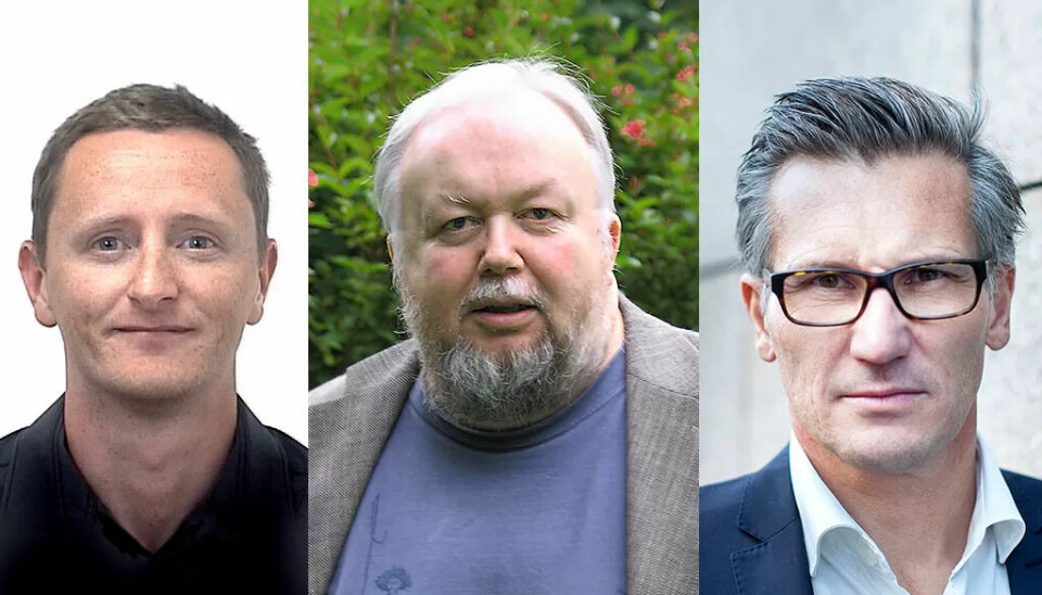 KRITISKE: Per Håkon Meland, Gisle Hannemyr og Bjørn Erik Thon er alle bekymret for hva som kan skje med privatiserte helsedata. KRITISKE: Per Håkon Meland, Gisle Hannemyr og Bjørn Erik Thon er alle bekymret for hva som kan skje med privatiserte helsedata.
