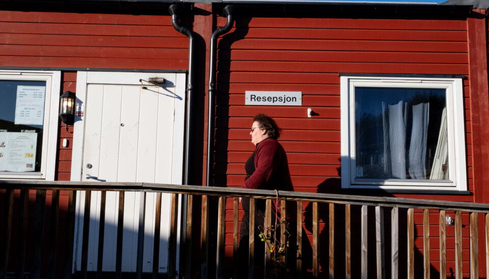 PÅ JOBB: Til daglig arbeider Viviann her på Sandmoen asylmottak sør for Trondheim. PÅ JOBB: Til daglig arbeider Viviann her på Sandmoen asylmottak sør for Trondheim.