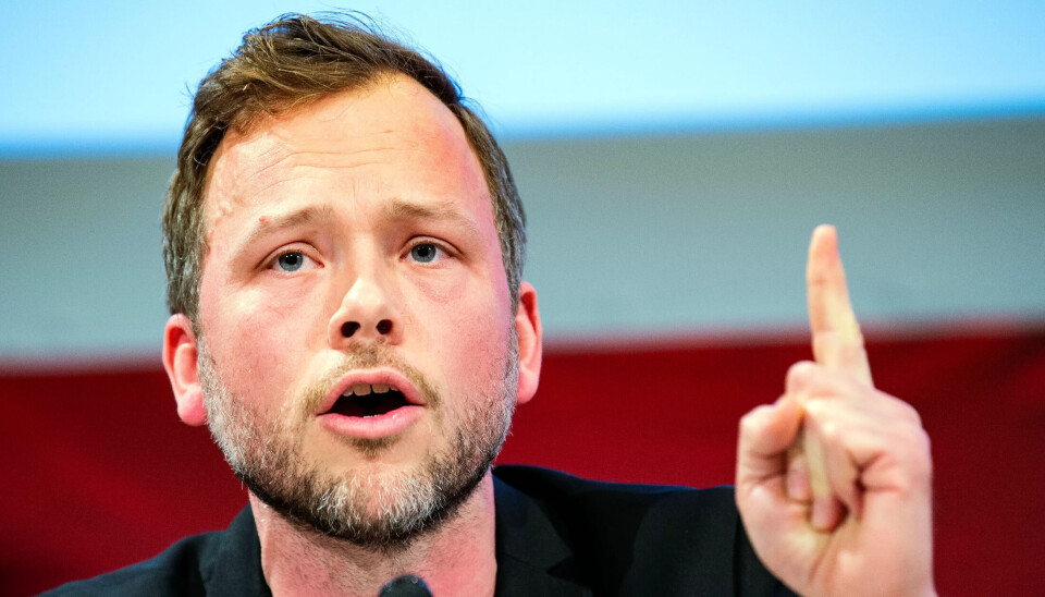 Audun Lysbakken er leder i SV. Audun Lysbakken er leder i SV.