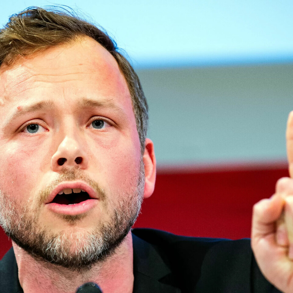 Audun Lysbakken er leder i SV. Audun Lysbakken er leder i SV.
