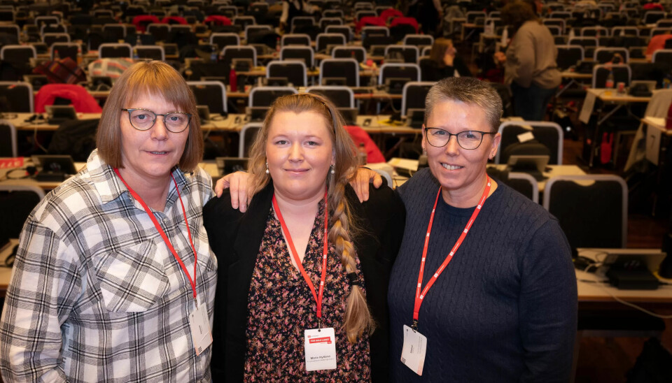 Sammen på landsmøte. Fra v: Ingeborg Berit Nordli, Marie Hylland og Liv Sigrun Holmberg Sammen på landsmøte. Fra v: Ingeborg Berit Nordli, Marie Hylland og Liv Sigrun Holmberg
