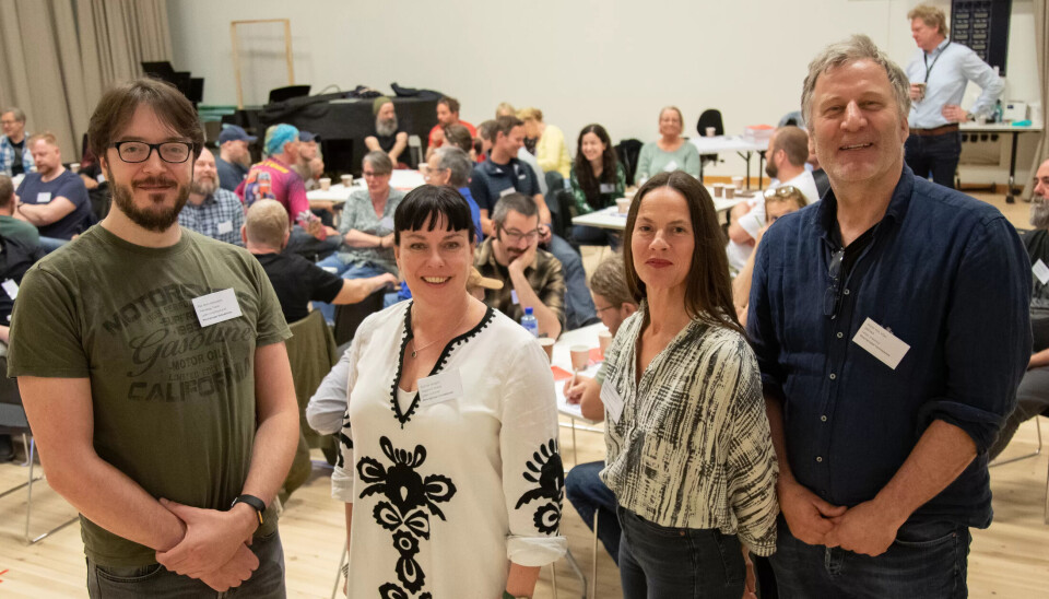 Per Arne Johansen, Marita Skogen, Maria Hjelmeland og Joost van Vliet i arbeidsgruppa som har jobbet for å etablere Verktøykassa Per Arne Johansen, Marita Skogen, Maria Hjelmeland og Joost van Vliet i arbeidsgruppa som har jobbet for å etablere Verktøykassa