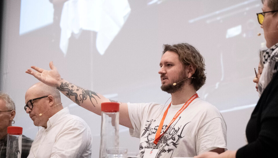 KLAR: Freddy André Øvstegård fra SV i debatt under Trondheimskonferansen. KLAR: Freddy André Øvstegård fra SV i debatt under Trondheimskonferansen.