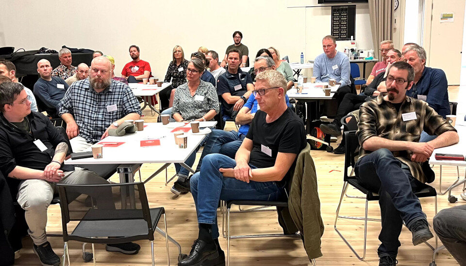 STOR OPPSLUTNING: Ansatte fra harde verksteder over hele landet var med på samlingen i Operaen STOR OPPSLUTNING: Ansatte fra harde verksteder over hele landet var med på samlingen i Operaen