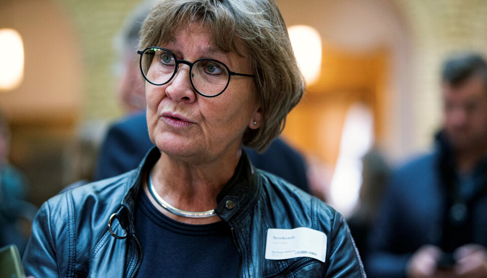 HØYEST LØNN: Forbundsleder Mette Nord har 1,3 millioner kroner i godtgjøring fra forbundet. Med styrehonorarene, der det aller meste kommer fra Sparebank1, har hun nesten 1,7 millioner kroner i samlet godtgjøring. HØYEST LØNN: Forbundsleder Mette Nord har 1,3 millioner kroner i godtgjøring fra forbundet. Med styrehonorarene, der det aller meste kommer fra Sparebank1, har hun nesten 1,7 millioner kroner i samlet godtgjøring.