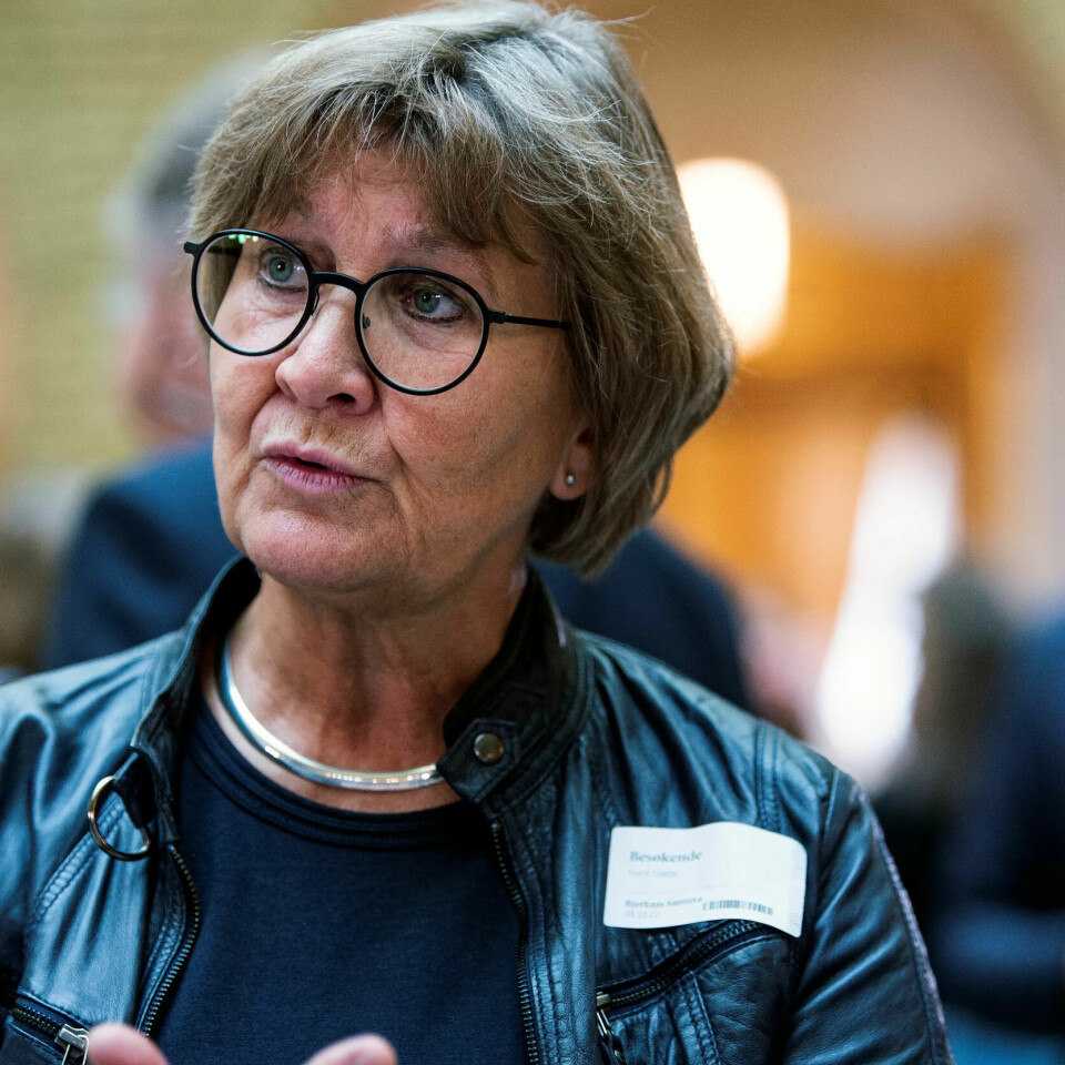 HØYEST LØNN: Forbundsleder Mette Nord har 1,3 millioner kroner i godtgjøring fra forbundet. Med styrehonorarene, der det aller meste kommer fra Sparebank1, har hun nesten 1,7 millioner kroner i samlet godtgjøring. HØYEST LØNN: Forbundsleder Mette Nord har 1,3 millioner kroner i godtgjøring fra forbundet. Med styrehonorarene, der det aller meste kommer fra Sparebank1, har hun nesten 1,7 millioner kroner i samlet godtgjøring.
