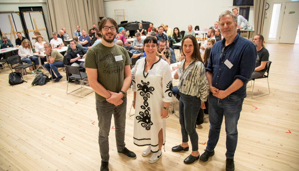 ILDSJELENE: Per Arne Johansen, Marita Skogen, Maria Hjelmeland og Joost van Vliet i arbeidsgruppa som har jobbet for å etablere Verktøykassa ILDSJELENE: Per Arne Johansen, Marita Skogen, Maria Hjelmeland og Joost van Vliet i arbeidsgruppa som har jobbet for å etablere Verktøykassa