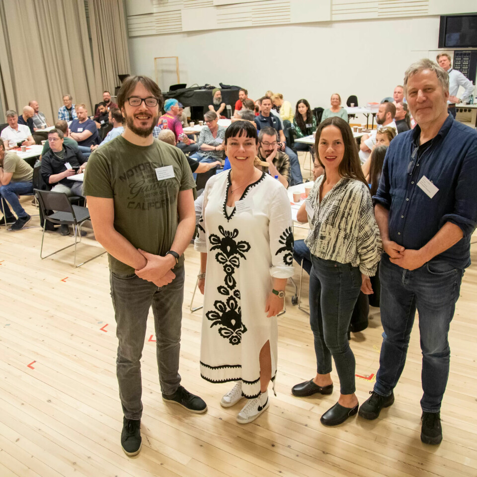 ILDSJELENE: Per Arne Johansen, Marita Skogen, Maria Hjelmeland og Joost van Vliet i arbeidsgruppa som har jobbet for å etablere Verktøykassa ILDSJELENE: Per Arne Johansen, Marita Skogen, Maria Hjelmeland og Joost van Vliet i arbeidsgruppa som har jobbet for å etablere Verktøykassa