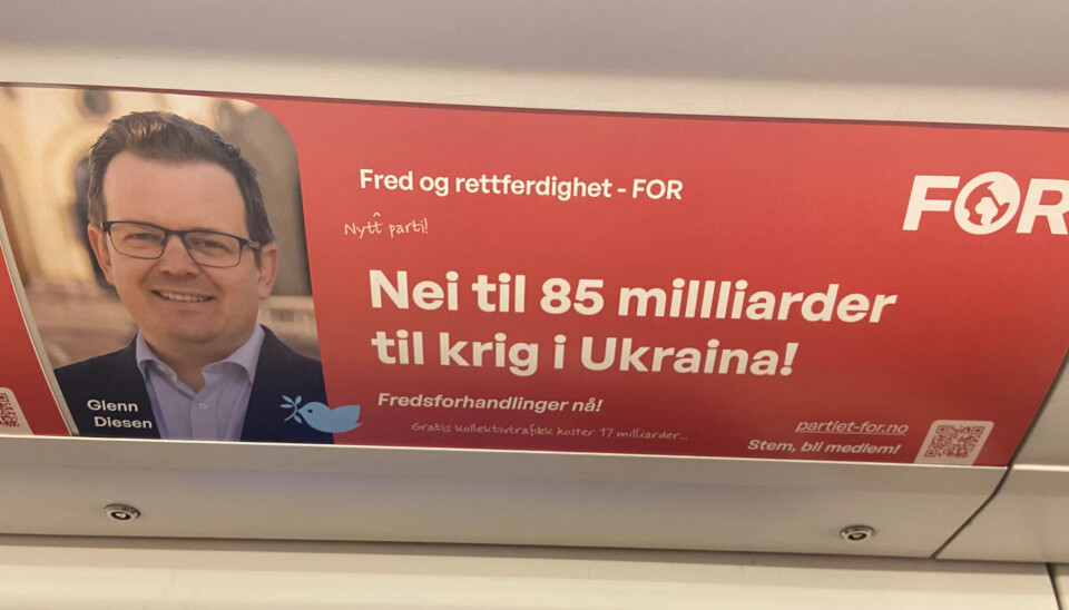 STOPP STØTTEN: Glenn Diesen, norsk professor og kommentarskribent for den russiske statskontrollerte stasjonen Russia Today, fronter kampanjen for å stoppe støtte til Ukraina. STOPP STØTTEN: Glenn Diesen, norsk professor og kommentarskribent for den russiske statskontrollerte stasjonen Russia Today, fronter kampanjen for å stoppe støtte til Ukraina.
