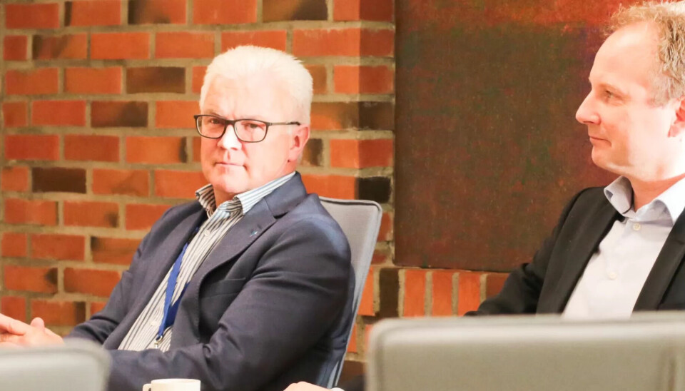 Rådmann Kjell Idar Berg (til venstre) i Vestvågøy kommune avbildet sammen med ordfører Remi Solberg. Rådmann Kjell Idar Berg (til venstre) i Vestvågøy kommune avbildet sammen med ordfører Remi Solberg.
