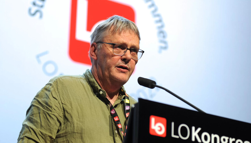 SYNES DET ER HØYT: Fagforbundets nestleder Odd-Haldgeir Larsen har en årlig samlet godtgjøring på 1,4 millioner kroner. Det synes han er høyt sammenliknet med det de fleste medlemmene i forbundet har. SYNES DET ER HØYT: Fagforbundets nestleder Odd-Haldgeir Larsen har en årlig samlet godtgjøring på 1,4 millioner kroner. Det synes han er høyt sammenliknet med det de fleste medlemmene i forbundet har.