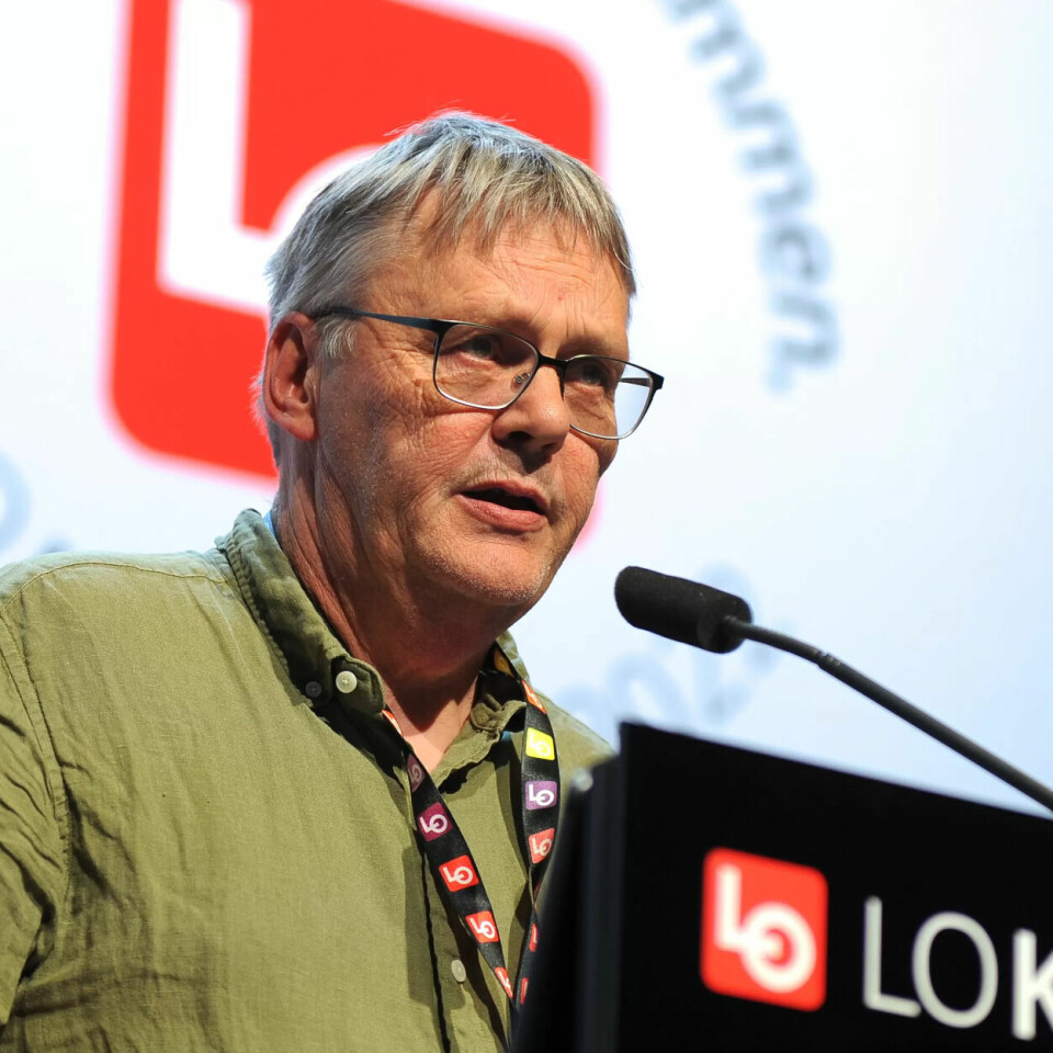 SYNES DET ER HØYT: Fagforbundets nestleder Odd-Haldgeir Larsen har en årlig samlet godtgjøring på 1,4 millioner kroner. Det synes han er høyt sammenliknet med det de fleste medlemmene i forbundet har. SYNES DET ER HØYT: Fagforbundets nestleder Odd-Haldgeir Larsen har en årlig samlet godtgjøring på 1,4 millioner kroner. Det synes han er høyt sammenliknet med det de fleste medlemmene i forbundet har.