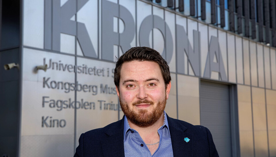Henning Skau, leder av Organisasjon for Norske Fagskolestudenter. Henning Skau, leder av Organisasjon for Norske Fagskolestudenter.