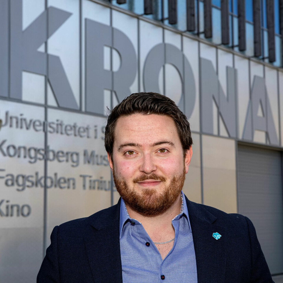Henning Skau, leder av Organisasjon for Norske Fagskolestudenter. Henning Skau, leder av Organisasjon for Norske Fagskolestudenter.