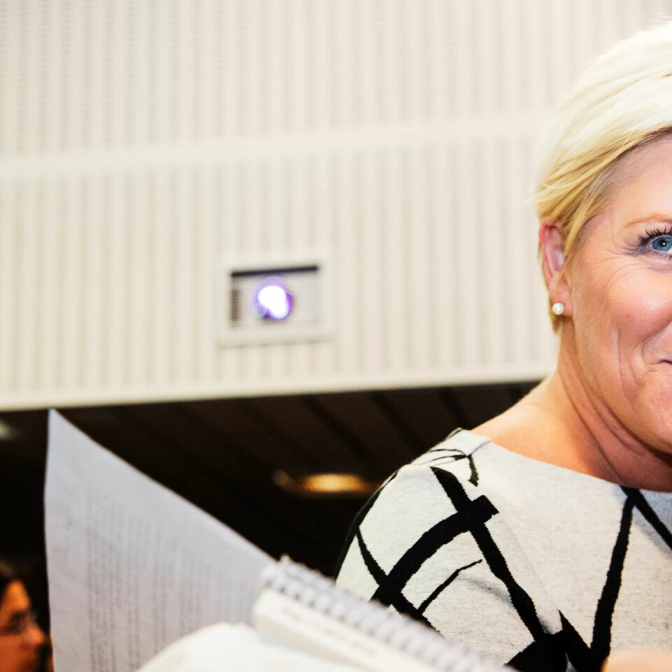Siv Jensen. Siv Jensen.