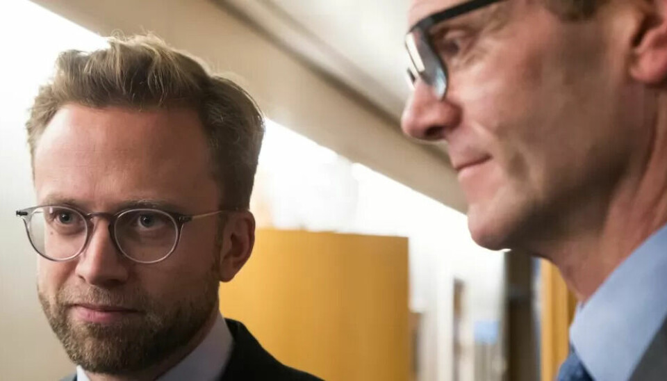 FORHANDLER: I disse dager forhandler blant andre Høyres Nikolai Astrup (t.v.) og Venstres Terje Breivik om nytt statsbudsjett. Der vil skattetrykket i Norge være ett av temaene. FORHANDLER: I disse dager forhandler blant andre Høyres Nikolai Astrup (t.v.) og Venstres Terje Breivik om nytt statsbudsjett. Der vil skattetrykket i Norge være ett av temaene.