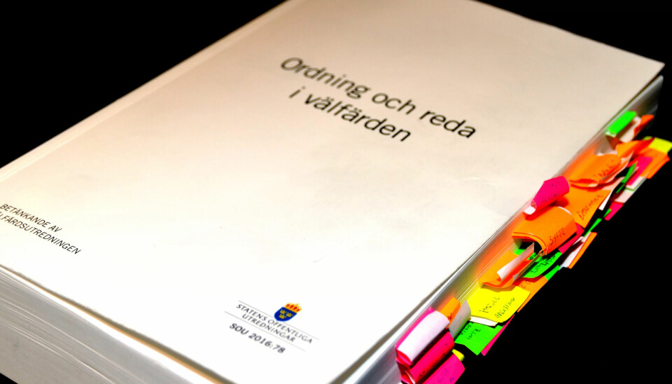 OPPRYDNING? regjeringens forslag om bedre 'ordning och reda i välfärden'. OPPRYDNING? regjeringens forslag om bedre 'ordning och reda i välfärden'.