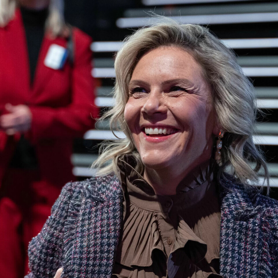 FORNØYD: Frp-leder Sylvi Listhaug har grunn til å være fornøyd når det er flere LO-medlemmer som sier de ville stemt på henne. FORNØYD: Frp-leder Sylvi Listhaug har grunn til å være fornøyd når det er flere LO-medlemmer som sier de ville stemt på henne.