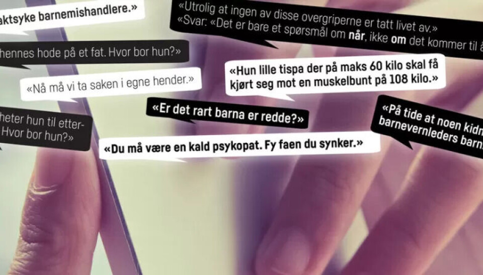 TRUSLER: Mange opplever kraftige trusler på jobb. Dette er noen eksempler. TRUSLER: Mange opplever kraftige trusler på jobb. Dette er noen eksempler.