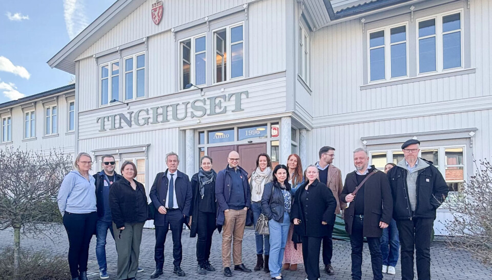 Her er de som gikk til sak mot Helse Sør-Øst utenfor Tinghuset på Elverum. Her er de som gikk til sak mot Helse Sør-Øst utenfor Tinghuset på Elverum.