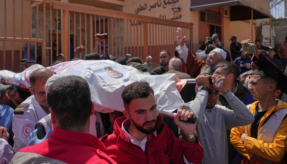 DREPT: Den 23. mars ble 15 palestinske hjelpearbeidere drept av israelske styrker i Rafah på Gazastripen. De drepte ble funnet i en massegrav en uke senere. Norske kollegaer er rystet. DREPT: Den 23. mars ble 15 palestinske hjelpearbeidere drept av israelske styrker i Rafah på Gazastripen. De drepte ble funnet i en massegrav en uke senere. Norske kollegaer er rystet.