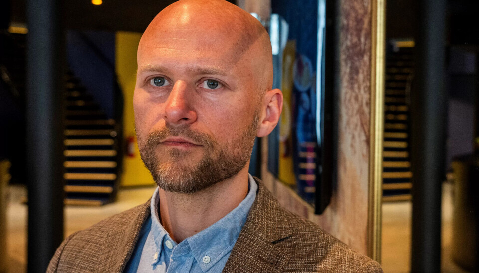 RØDT-MANN: Joachim Espe. RØDT-MANN: Joachim Espe.
