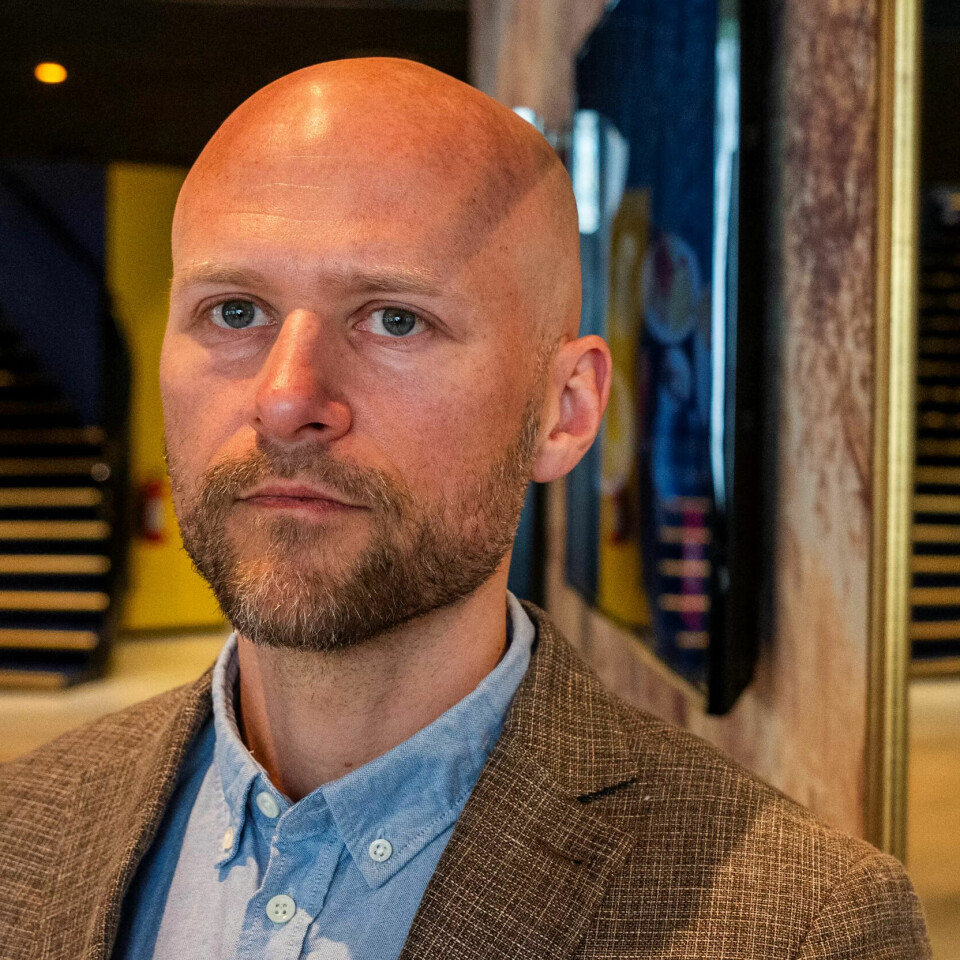 RØDT-MANN: Joachim Espe. RØDT-MANN: Joachim Espe.