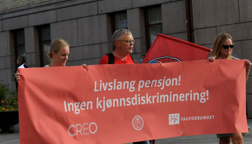 UTHOLDENDE: Fagforbundet-nestleder Odd-Haldgeir Larsen fastslår at forbundene kan streike lenge. UTHOLDENDE: Fagforbundet-nestleder Odd-Haldgeir Larsen fastslår at forbundene kan streike lenge.