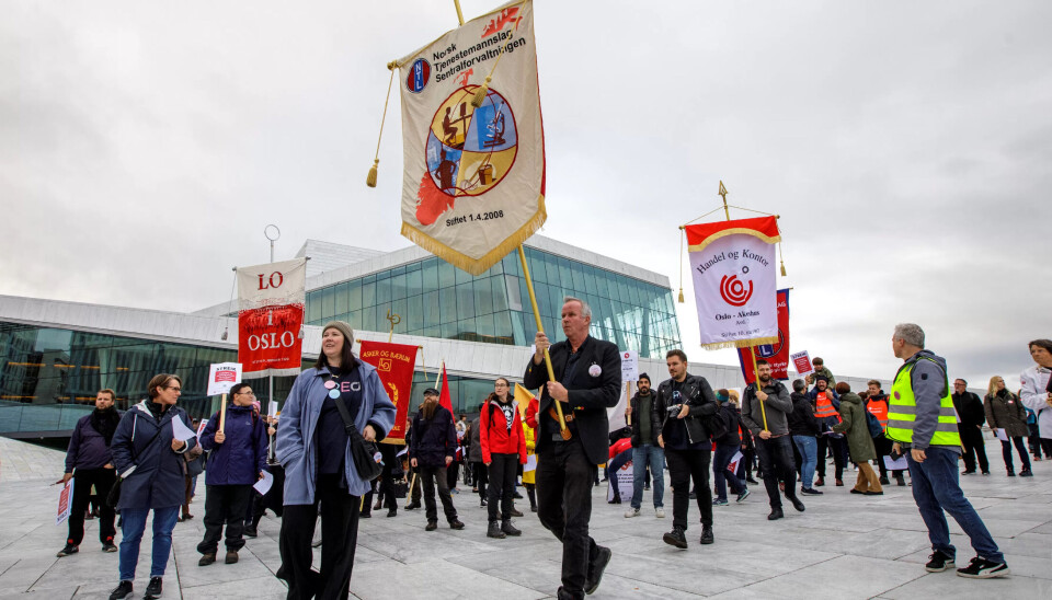 KULTURSTREIK: Fra kulturmarsjen i Oslo. KULTURSTREIK: Fra kulturmarsjen i Oslo.