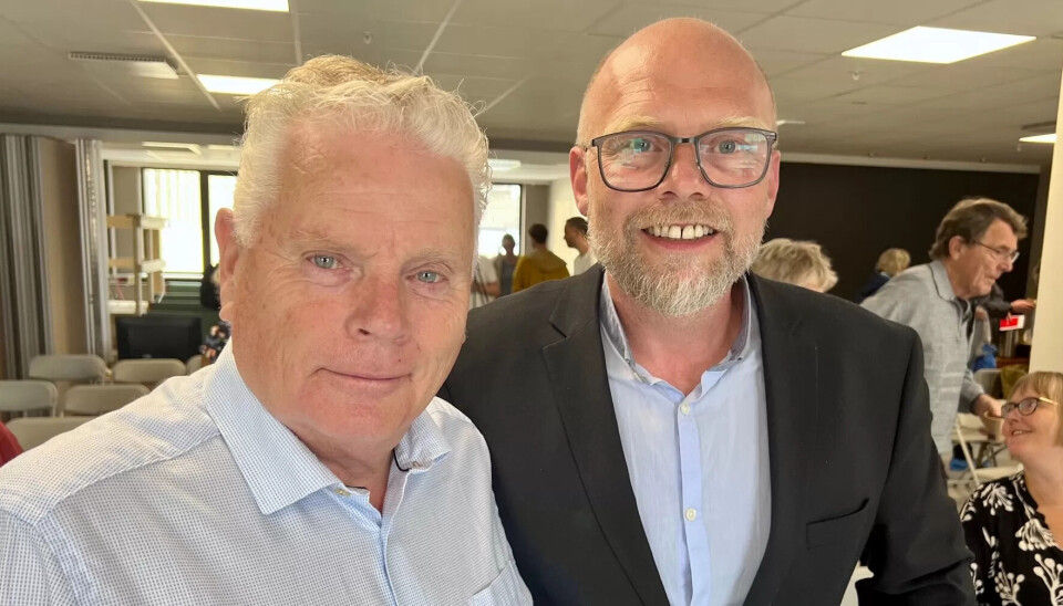Pensjonistforbundets Jan Davidsen (t.v) og Fagforbundets Erlend Eliassen mener det trengs flere tiltak for å bedre matomsorgen i kommunene. Pensjonistforbundets Jan Davidsen (t.v) og Fagforbundets Erlend Eliassen mener det trengs flere tiltak for å bedre matomsorgen i kommunene.