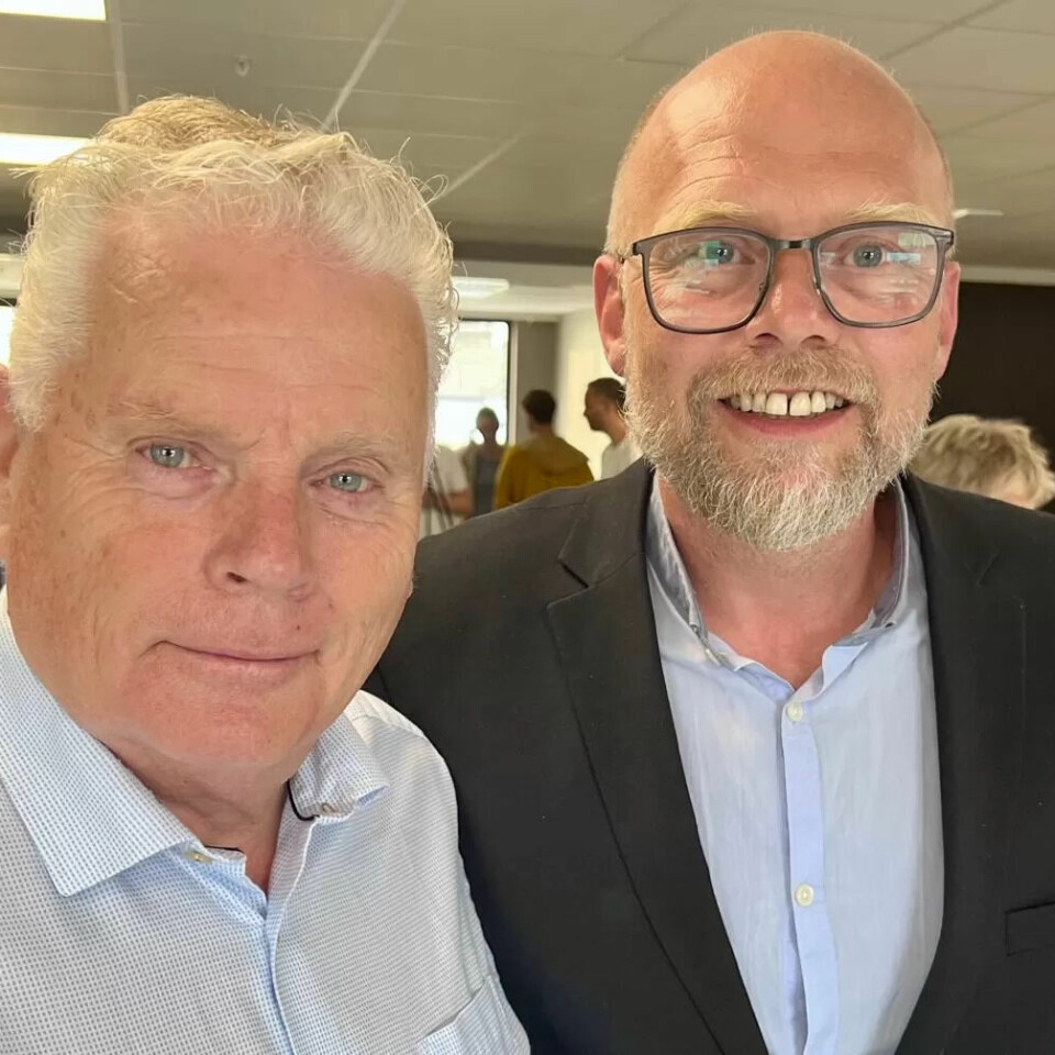 Pensjonistforbundets Jan Davidsen (t.v) og Fagforbundets Erlend Eliassen mener det trengs flere tiltak for å bedre matomsorgen i kommunene. Pensjonistforbundets Jan Davidsen (t.v) og Fagforbundets Erlend Eliassen mener det trengs flere tiltak for å bedre matomsorgen i kommunene.