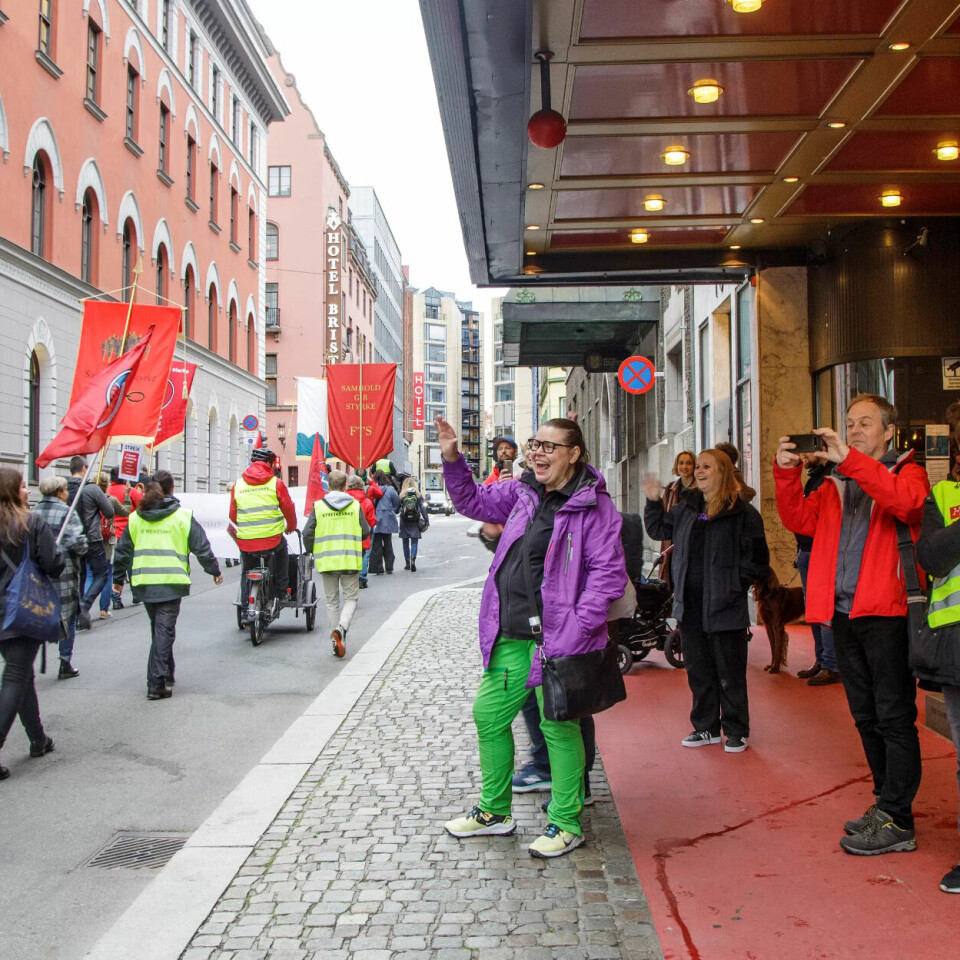 KULTURSTREIK: Fra kulturmarsjen i Oslo. KULTURSTREIK: Fra kulturmarsjen i Oslo.