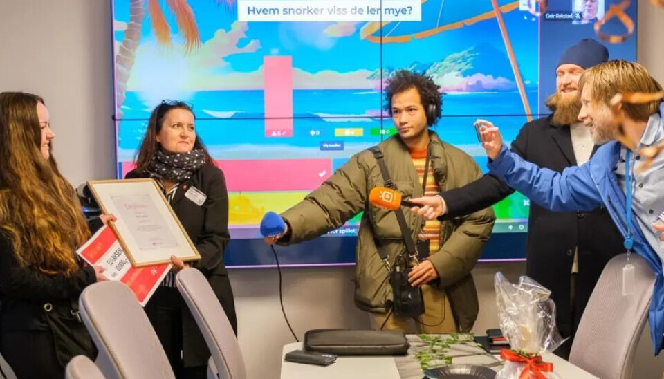DIN DAG: Stor interesse da Eli Larsen ble kåret til årets renholder 2023. DIN DAG: Stor interesse da Eli Larsen ble kåret til årets renholder 2023.