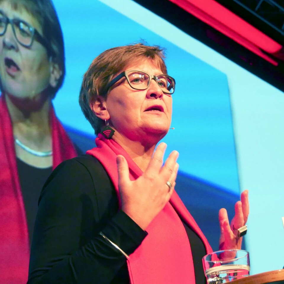 Fagforbundets leder Mette Nord. Fagforbundets leder Mette Nord.