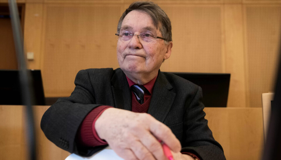 Tidligere Oslo-biskop Gunnar Stålsett i Oslo tingrett torsdag. Tidligere Oslo-biskop Gunnar Stålsett i Oslo tingrett torsdag.