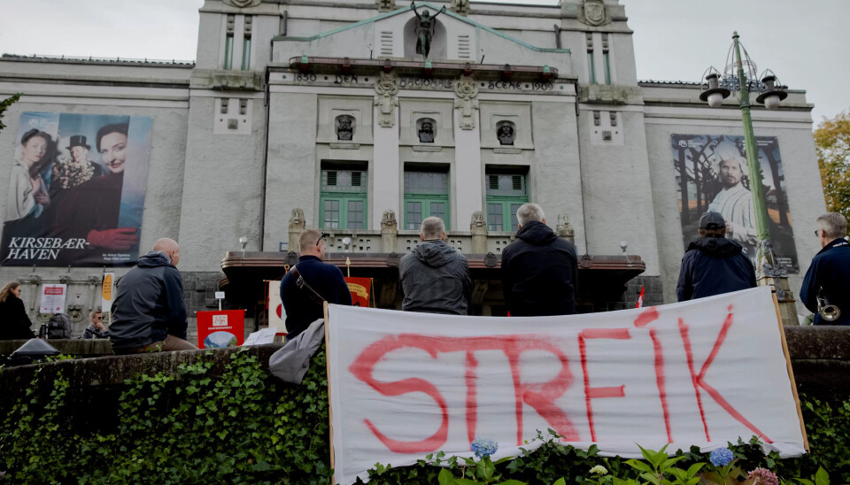 KULTURSTREIK: Fra kulturmarsjen i Bergen. KULTURSTREIK: Fra kulturmarsjen i Bergen.