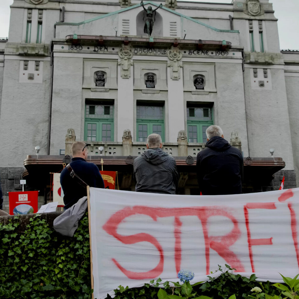 KULTURSTREIK: Fra kulturmarsjen i Bergen. KULTURSTREIK: Fra kulturmarsjen i Bergen.