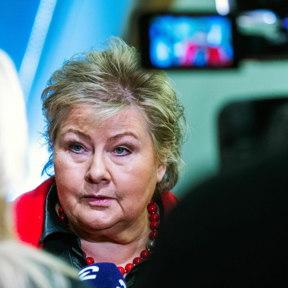 NY REGJERING: Erna Solberg sier hun kunne tenkt seg å være statsråd i en Listhaug-regjering.. NY REGJERING: Erna Solberg sier hun kunne tenkt seg å være statsråd i en Listhaug-regjering..