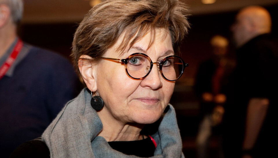 Fagforbundets leder, Mette Nord. Fagforbundets leder, Mette Nord.