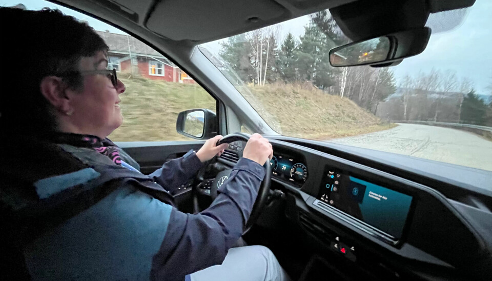 I RUTE: Jorun Jensen er glad for at kjøretida er inkludert i arbeidsruta I RUTE: Jorun Jensen er glad for at kjøretida er inkludert i arbeidsruta
