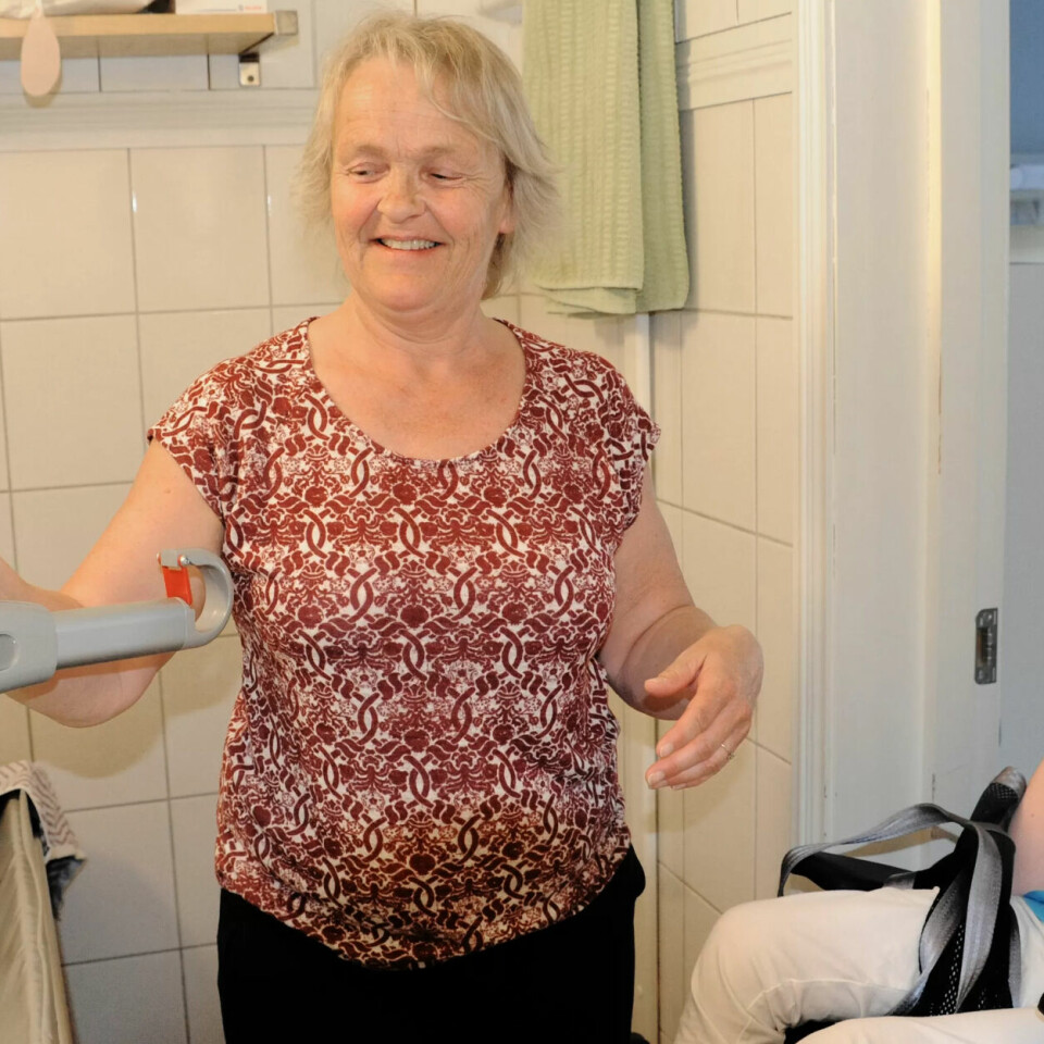 – Jeg har fulgt Idun gjennom alt som er, så hun er blitt et ekstra barn, sier Ingunn Losvar Sæther, som er blitt ekspert på å tolke hva Idun vil. – Jeg har fulgt Idun gjennom alt som er, så hun er blitt et ekstra barn, sier Ingunn Losvar Sæther, som er blitt ekspert på å tolke hva Idun vil.